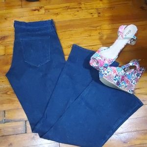 Denim Flare Leg Jean's Size 8